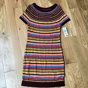 NWT Tommy Hilfiger striped sweater dress size small